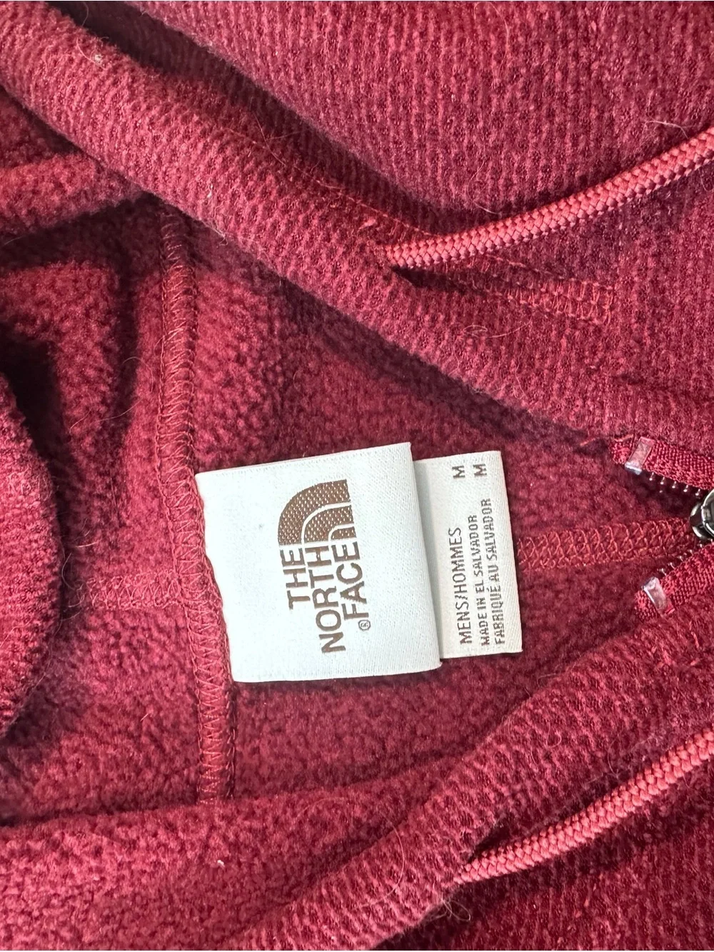 Men's North Face Textured Cap Rock 1/4 Zip Hoodie Never Worn Medium